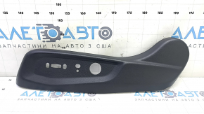 Black driver's seat side trim, left, Honda Accord 18-22
