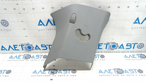 Left rear pillar trim for 3rd row Ford Explorer 20-24, gray, scratches, worn
