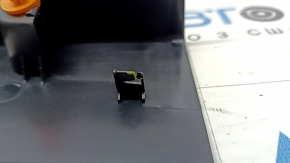 Upper trim of the tailgate of Ford Explorer 20-23, black, worn, crack in the fastener
