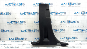 Black lower left center pillar trim for Ford Explorer 20-23, with plug, scratches, worn