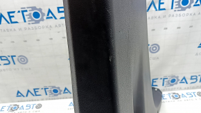 Black lower left center pillar trim for Ford Explorer 20-23, with plug, scratches, worn