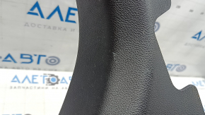 Black lower left center pillar trim for Ford Explorer 20-23, with plug, scratches, worn