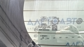 Ford Explorer 20-23 bare trunk door with glass, tinted, silver JS, dented
