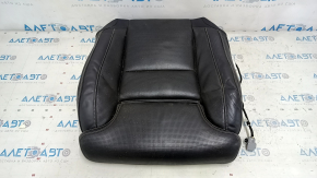 Driver's seat lower trim Volvo XC90 16-25, black leather, perforated, heated, worn, dry-cleanable