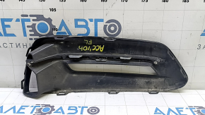 Left bumper grille for Honda Accord 2018-20 hybrid, under fog lights, gloss black, chrome, scratch