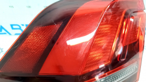 Left outer fender light for a VW Tiguan 18-24 USA, cracks, scratches