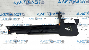 Front right door sill trim for Ford Explorer 20-24, black, scratches, broken fasteners
