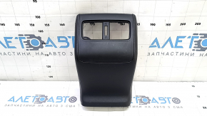 Rear center console trim for Honda Accord 18-22, black, with deflectors trim, worn