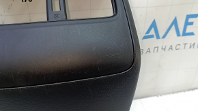 Rear center console trim for Honda Accord 18-22, black, with deflectors trim, worn