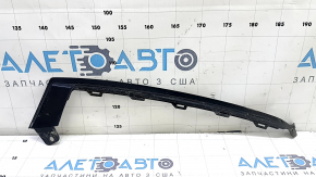 Front bumper molding, lower left, Honda Accord 18-20, gloss black, scratches