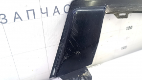Front bumper molding, lower left, Honda Accord 18-20, gloss black, scratches
