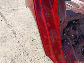 Quarter wing rear right Toyota Prius 50 16-18 under BSM on the body, red, pokes