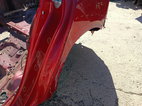 Quarter wing rear left Toyota Prius 50 16-18 under BSM on the body, red, dented, bumps