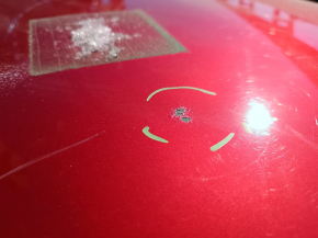Metal roof for Toyota Prius 50 16-22 without sunroof, on the body, dents, bumps, corrosion
