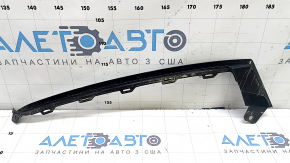 Front bumper molding, lower right, Honda Accord 18-20, gloss black, scratches