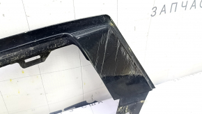 Front bumper molding, lower right, Honda Accord 18-20, gloss black, scratches