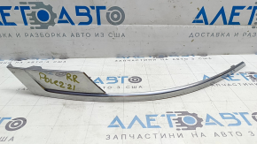 Rear bumper molding right Polestar 2 21- chrome