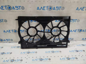 Diffuser radiator shroud bare Audi Q7 16-25 2.0T 3.0T for 2 fans, for a small 800W motor