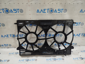Diffuser radiator shroud bare Audi Q7 16-25 2.0T 3.0T for 2 fans, for a small 800W motor