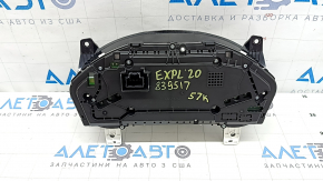 Ford Explorer 20-23 2.3T instrument cluster, 57k, scratches, debris under the glass