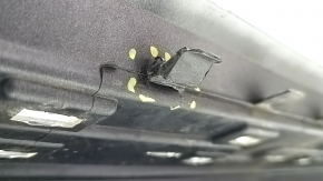 Rear bumper, upper part, Ford Explorer 20-23, silver, scratches, broken fasteners
