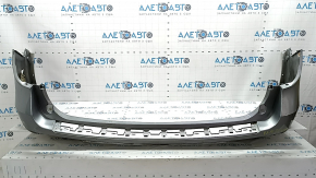 Rear bumper, upper part, Ford Explorer 20-23, silver, scratches, broken fasteners