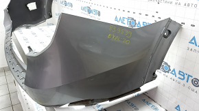 Rear bumper, upper part, Ford Explorer 20-23, silver, scratches, broken fasteners