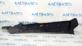 Ford Fusion mk5 17-20 center console trim, right side, lower, black, scratches, broken fasteners