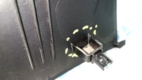 Ford Fusion mk5 17-20 center console trim, right side, lower, black, scratches, broken fasteners