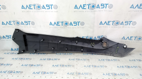 Left side center console trim for Ford Fusion mk5 17-20, lower, black, scratches, broken mount
