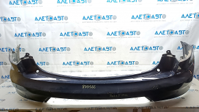 Bare rear bumper Polestar 2 21-25 black 019, bent, scratches