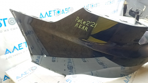Bare rear bumper Polestar 2 21-25 black 019, bent, scratches