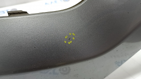 Front bumper, upper part, Ford Explorer 20-23, without parking sensors, silver, cracked, dented, scratches
