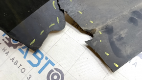 Polestar 2 21-25 rear bumper lip, structure, under parking sensors, crack, missing element, broken mount