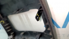 Rear center console trim for Ford Fusion mk5 17-20, black, under the deflector, scratches