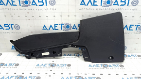 Left center console trim for Ford Explorer 20-24, black, scratch, crack in mount, dented mount