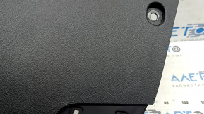 Left center console trim for Ford Explorer 20-24, black, scratch, crack in mount, dented mount