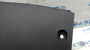 Left center console trim for Ford Explorer 20-24, black, scratch, crack in mount, dented mount
