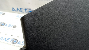 Left center console trim for Ford Explorer 20-24, black, scratch, crack in mount, dented mount