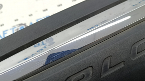 Lower front left door trim for Ford Explorer 20-24, structure, with chrome molding, scratches, worn