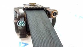 Passenger seat belt with tensioner for VW Tiguan 22-24, black, water-resistant, tensioner, dry-cleanable