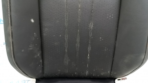 Upper passenger seat upholstery for VW Tiguan 22-24, black leather, heated, dry-cleanable