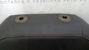 Upper passenger seat upholstery for VW Tiguan 22-24, black leather, heated, dry-cleanable