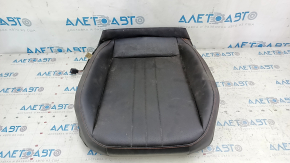 Passenger seat upholstery, lower part, VW Tiguan 22-24, black leather, heated, dry-cleanable, scratched