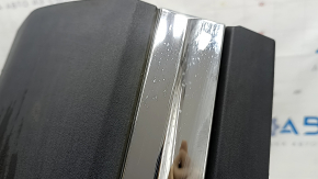 Lower rear left door trim for Ford Explorer 20-23 with chrome molding, scratches