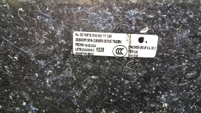 Floor covering for the 2nd row of seats of the VW Tiguan 18-24, black, dry-cleanable