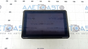 The Ford Explorer 2020-23 navigation display is worn and scratched.