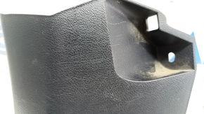 Front lower left pillar trim for Lexus CT200h 11-14, black, worn, scratches
