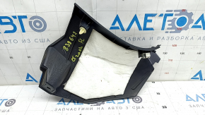 Front lower left pillar trim for Lexus CT200h 11-14, black, worn, scratches