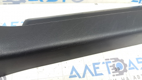 Front right door sill plate for Lexus CT200h 11-17, black, worn